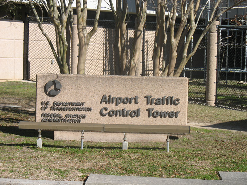 Airport Traffic Control Tower at George Bush